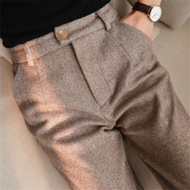 Pantalon de Tailleur Ajusté Céleste