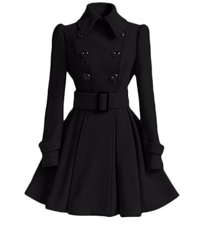Boston Structured Wool Trench Coat